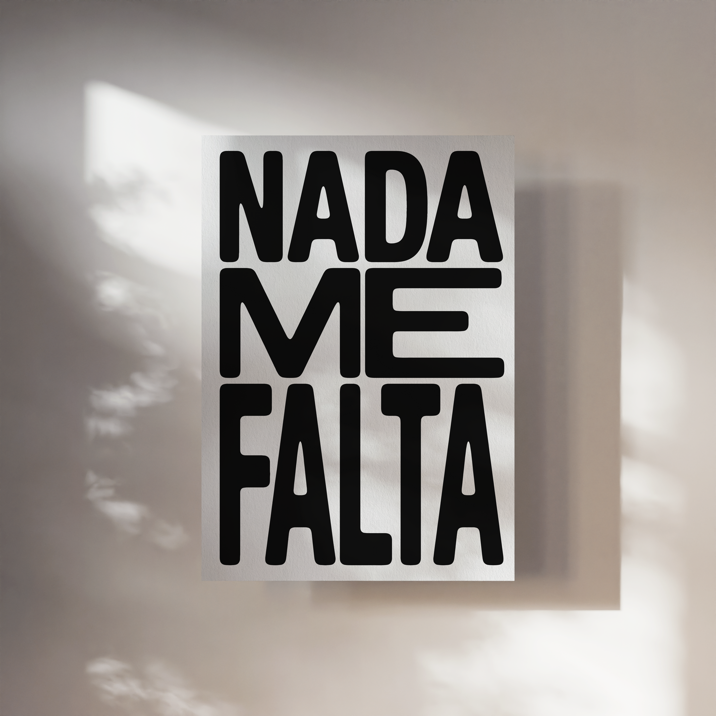 NADA ME FALTA