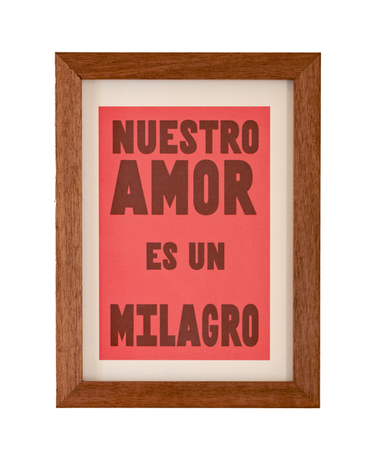 NUESTRO AMOR ES UN MILAGRO